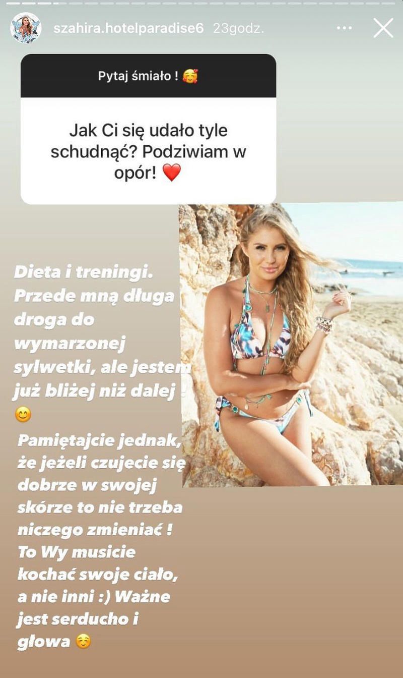 Szahira z "Hotelu Paradise" komentuje swoją metamorfozę