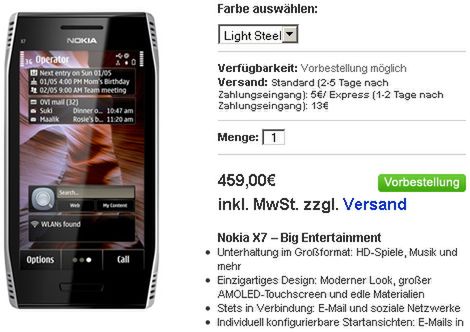 Nokia E6 i Nokia X7 u klientów w połowie czerwca 1