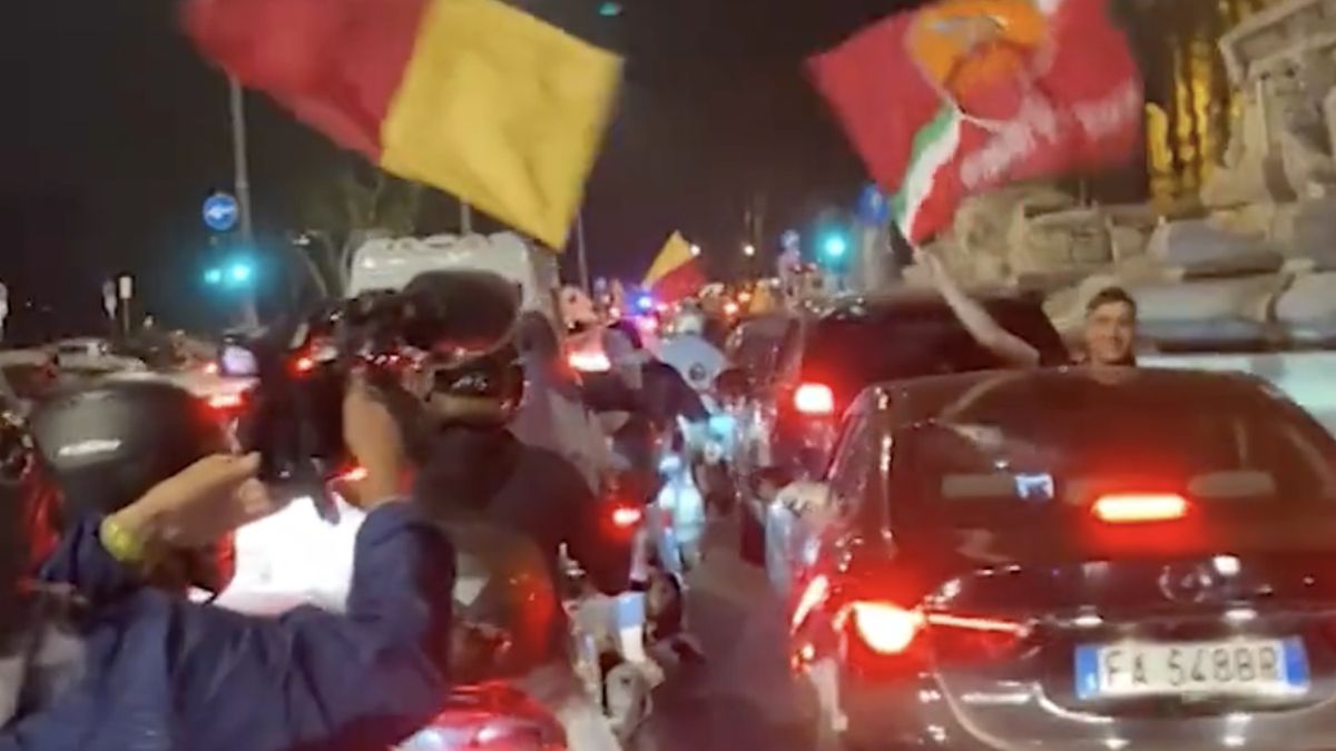 Kibice Romy świętowali całą noc 