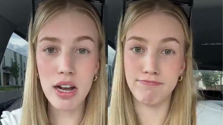 Dziewczyna pierwszy raz skorzystała z laminacji brwi