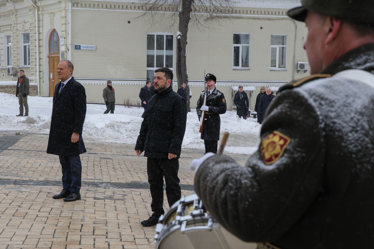 Tusk i Domański w Kijowie. Wiemy, na co liczą