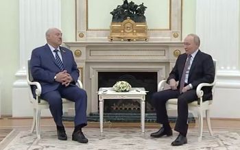 Łukaszenka palnął przy Putinie. Nagranie krąży w sieci