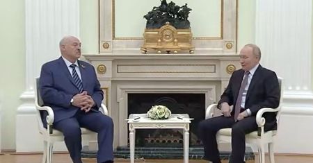 Łukaszenka palnął przy Putinie. Nagranie krąży w sieci