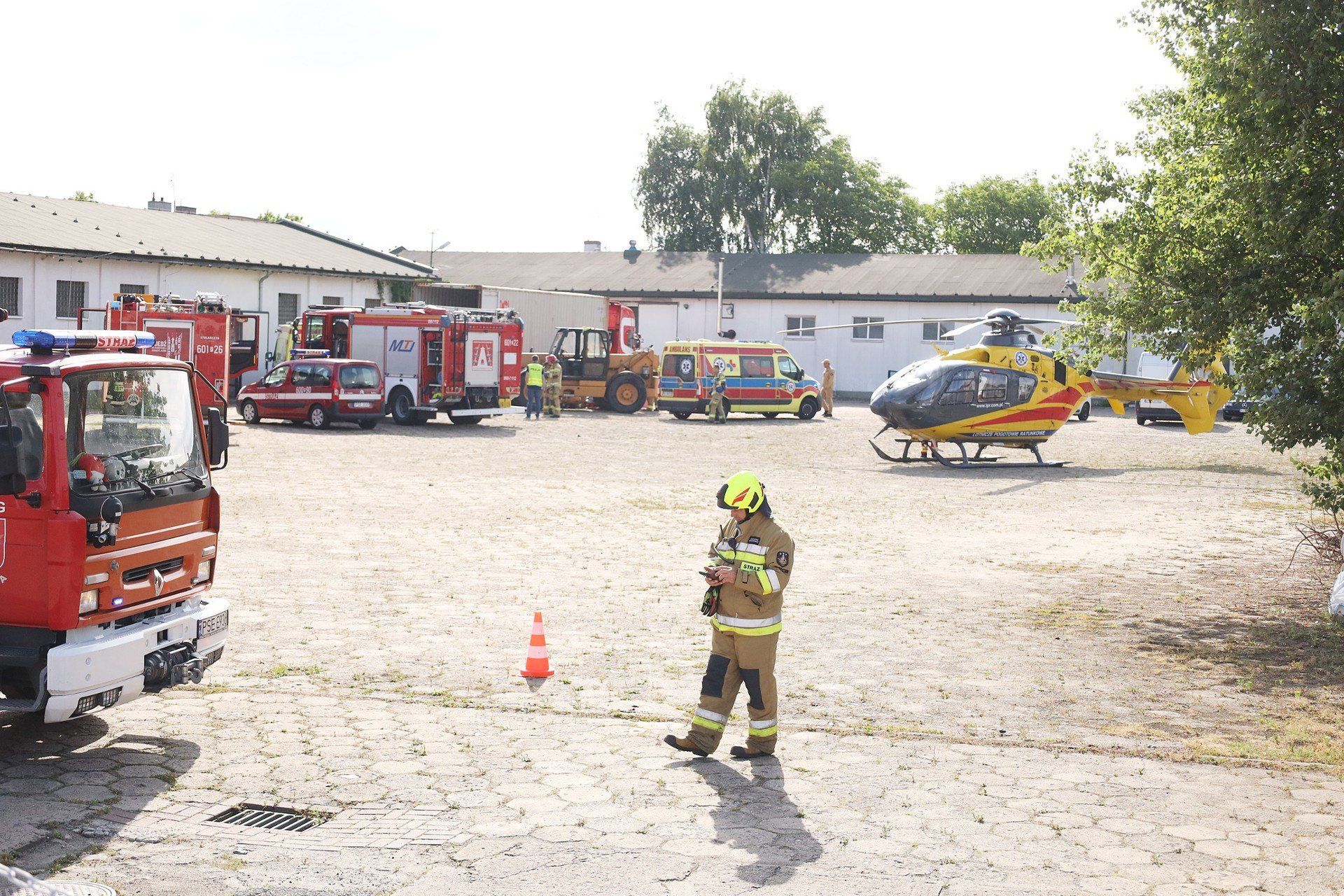 Wypadek śmiertelny na terenie jednej ze śremskich firm