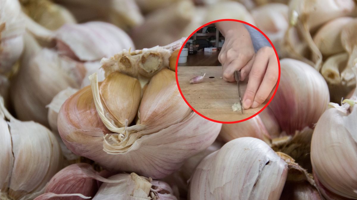Sprytny patent na siekanie czosnku 