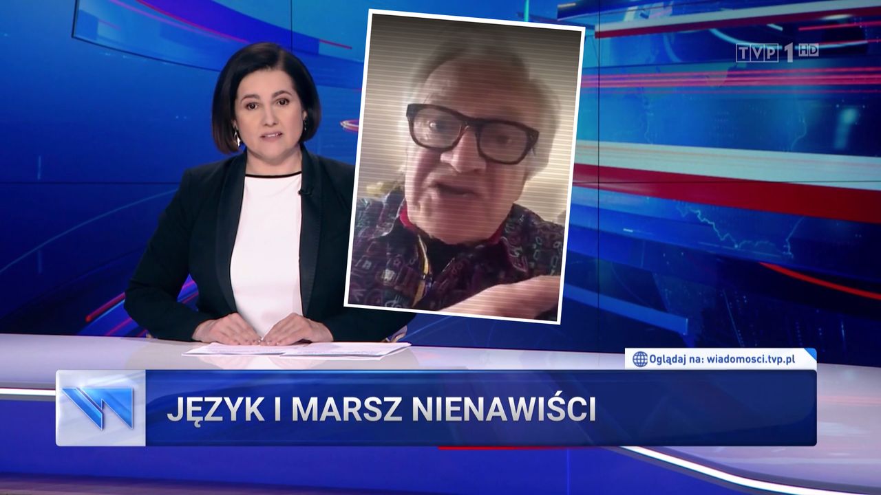 "Wiadomości" ostrzegły widzów TVP. Słowa aktora poleciały kilka razy