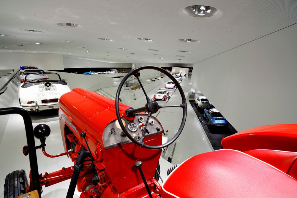 Porsche Museum - ciągnik Porsche