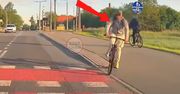 Rowerzysta nagrany. Ręce opadają. Zobaczcie sami