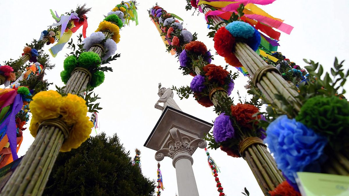 Lipnica Murowana od lat organizuje konkursy na najwyższą palmę wielkanocną 