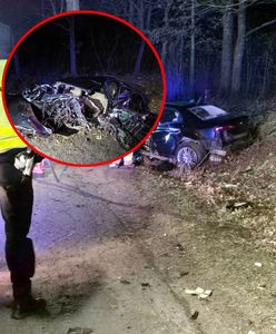 Tragiczny wypadek pod Iławą. Młody kierowca zginął na miejscu