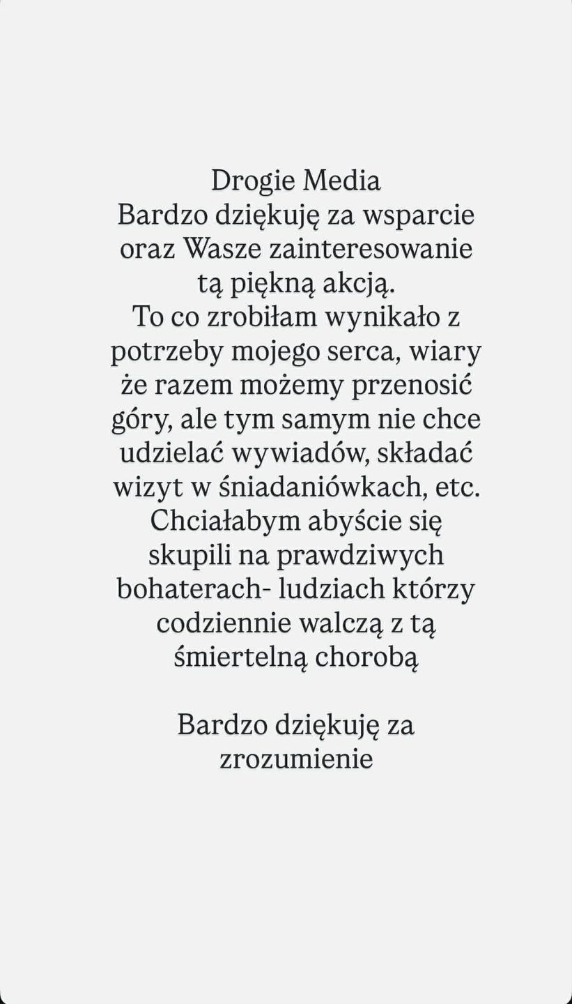 Edyta Pazura zapowiada koniec wizyt w śniadaniówkach