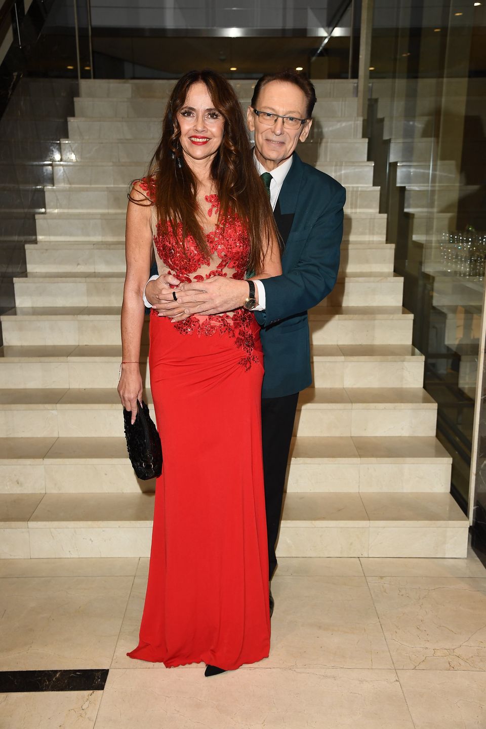 Jacek Borkowski z narzeczoną