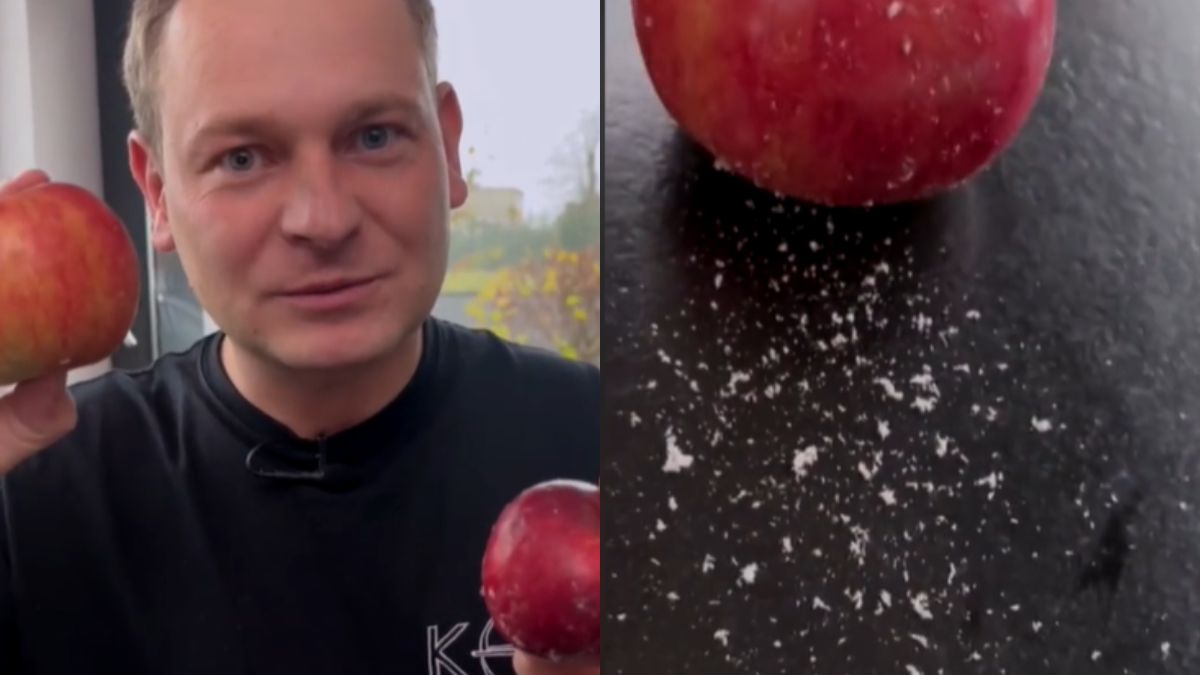 Piotr Ogiński porównał jabłka sklepowe  z tymi zerwanymi prosto z drzewa