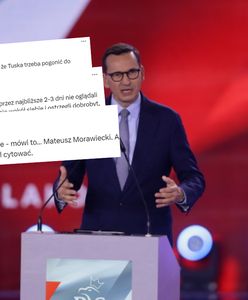 Morawiecki na konwencji PiS. "Śmieszne i żenujące"