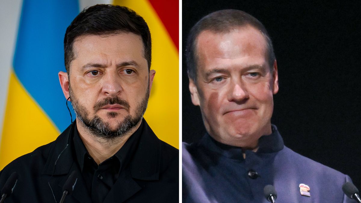  Miedwiediew drwi z delegacji Zełenskiego. Skandaliczne słowa