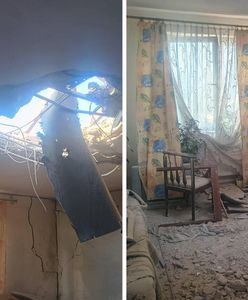 Tak wygląda dom w Wyrykach po upadku rosyjskiego drona [ZDJĘCIA]