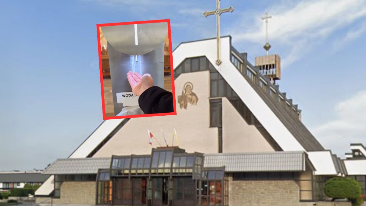 W kościele pojawił się automat do wody święconej  