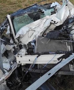 Auto się złożyło. Tragedia na A4