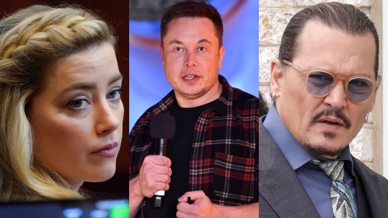 Elon Musk zabrał głos w sprawie procesu Amber Heard i Johnny'ego Deppa