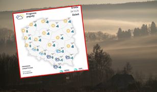 Pogoda na Wigilię. Mroźny poranek w całym kraju, na południu trudne warunki drogowe