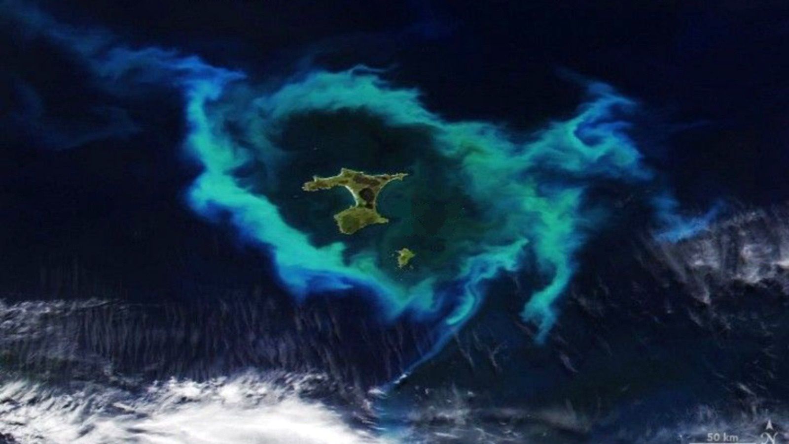 Z kosmosu widać świetlisty krąg koło Nowej Zelandii. Skrywa tajemnicę