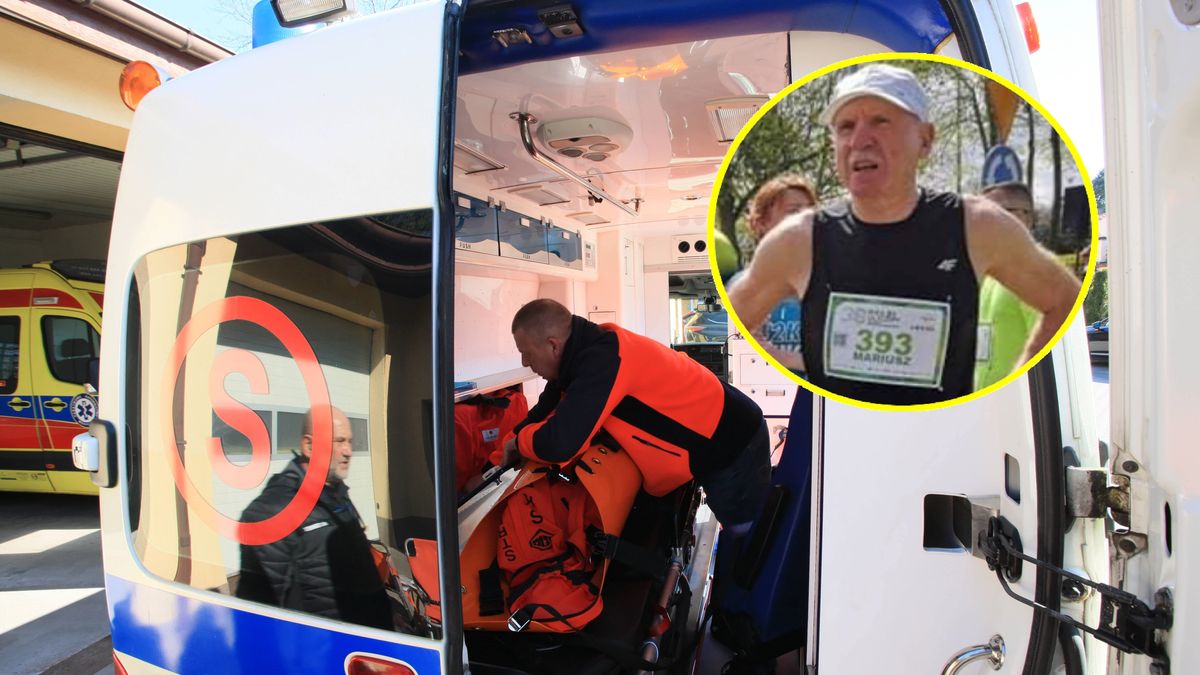 Burmistrz nieoczekiwanie upadł przed metą (zdjęcie ilustracyjne)