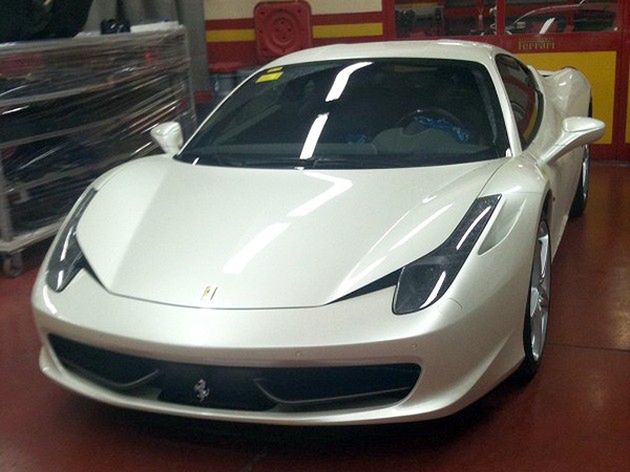 Ferrari 458 Italia należące do Fernando Alonso