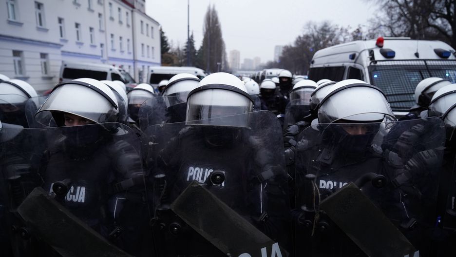 13 grudnia na Żoliborzu dostępu do domu prezesa PiS broniło ok. 600 policjantów