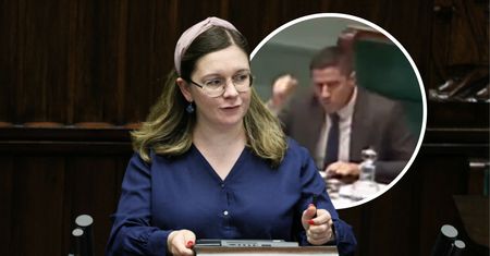 Incydent w Sejmie. Polityk KO przedrzeźniał posłankę