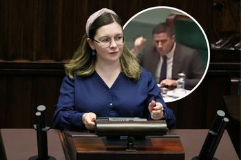 Incydent w Sejmie. Polityk KO przedrzeźniał posłankę