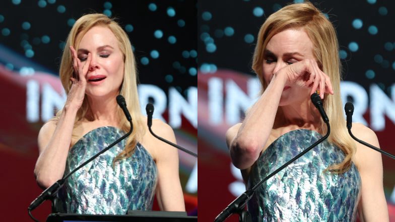 Nicole Kidman zalała się łzami, odbierając nagrodę. Aktorka podziękowała ze sceny zmarłej mamie