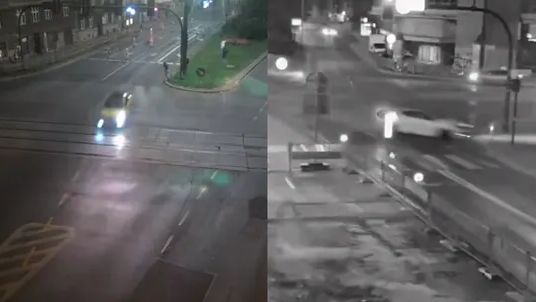 Wypadek samochodowy w Krakowie