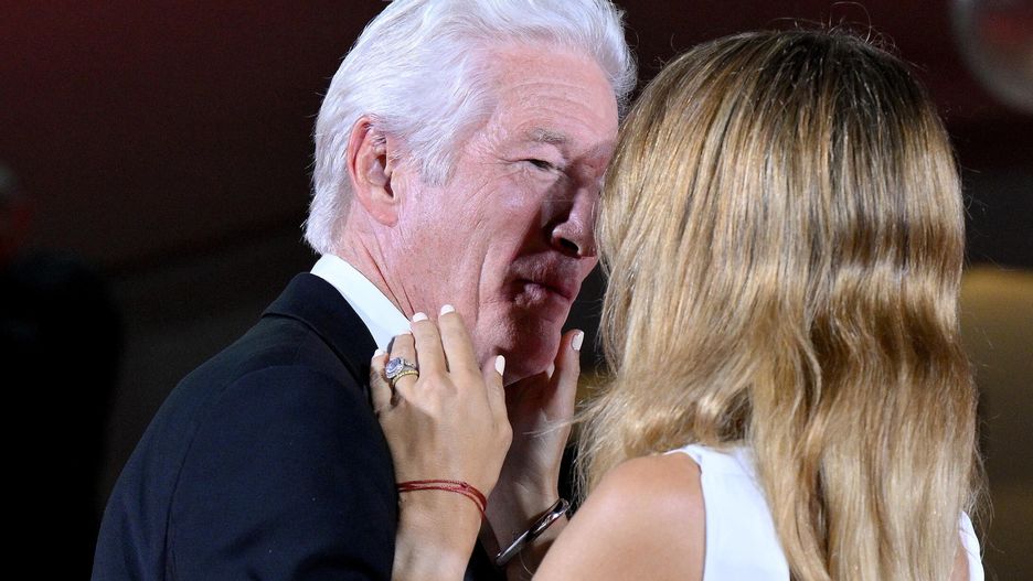 Richard Gere z żoną w Wenecji