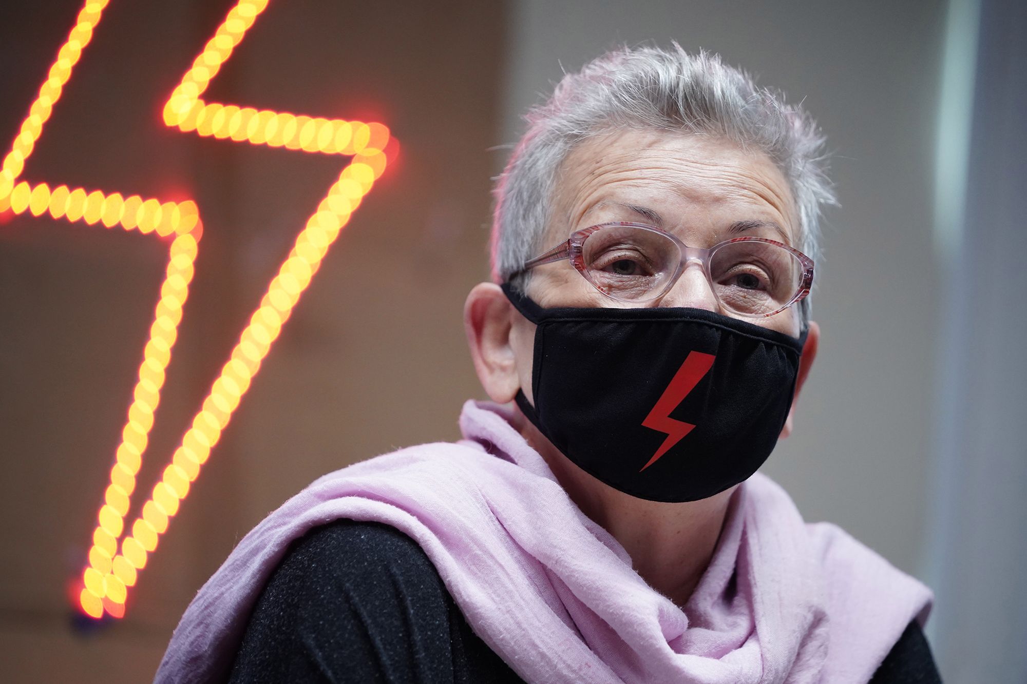 Zdjęcie dnia. Konferencja Strajku Kobiet z prof. Marią Płatek 1