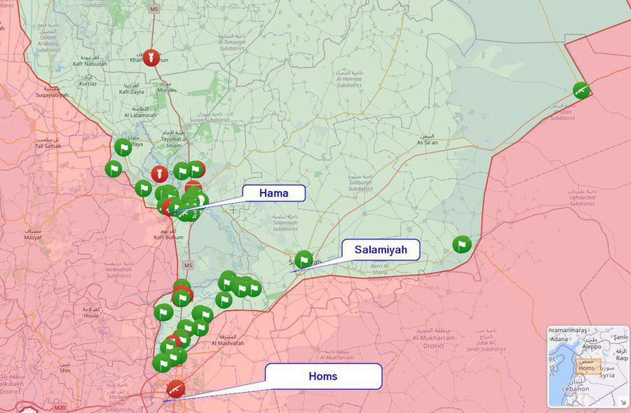 Rebels seize strategic city near Homs in escalating offensive