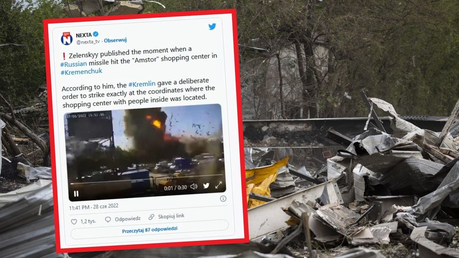 Atak Krzemieńczuku. Pokazano kolejne nagranie