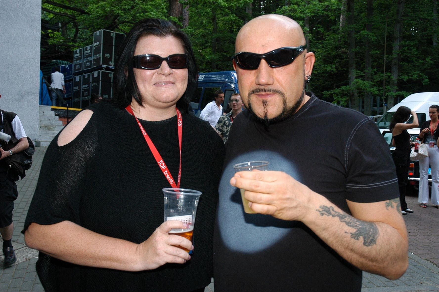 Katarzyna Kanclerz i Grzegorz Skawiński w 2005 r.