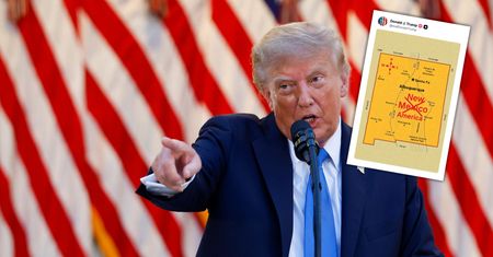 Trump znowu zmienia mapę. Tajemniczy wpis prezydenta USA