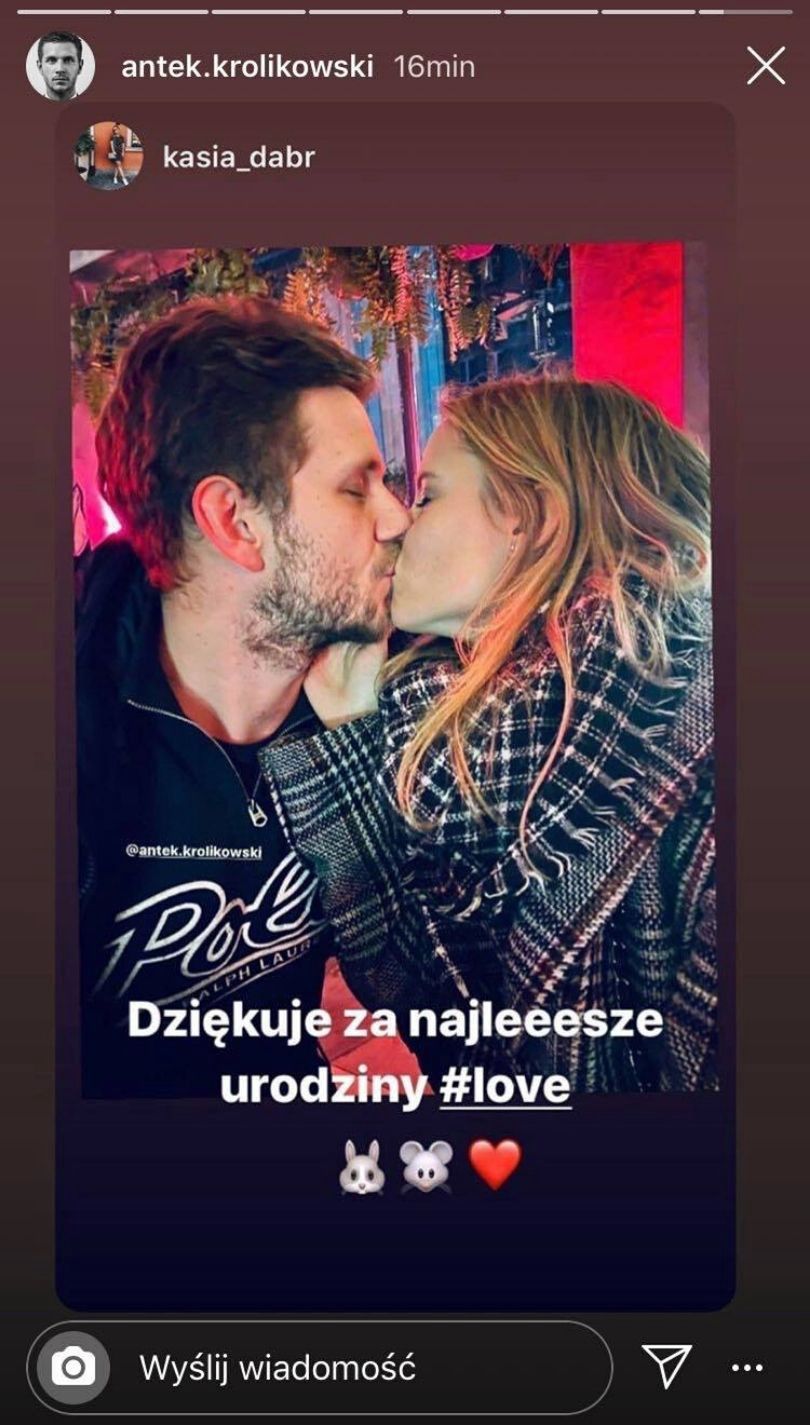 Antek Królikowski świętuje urodziny ukochanej