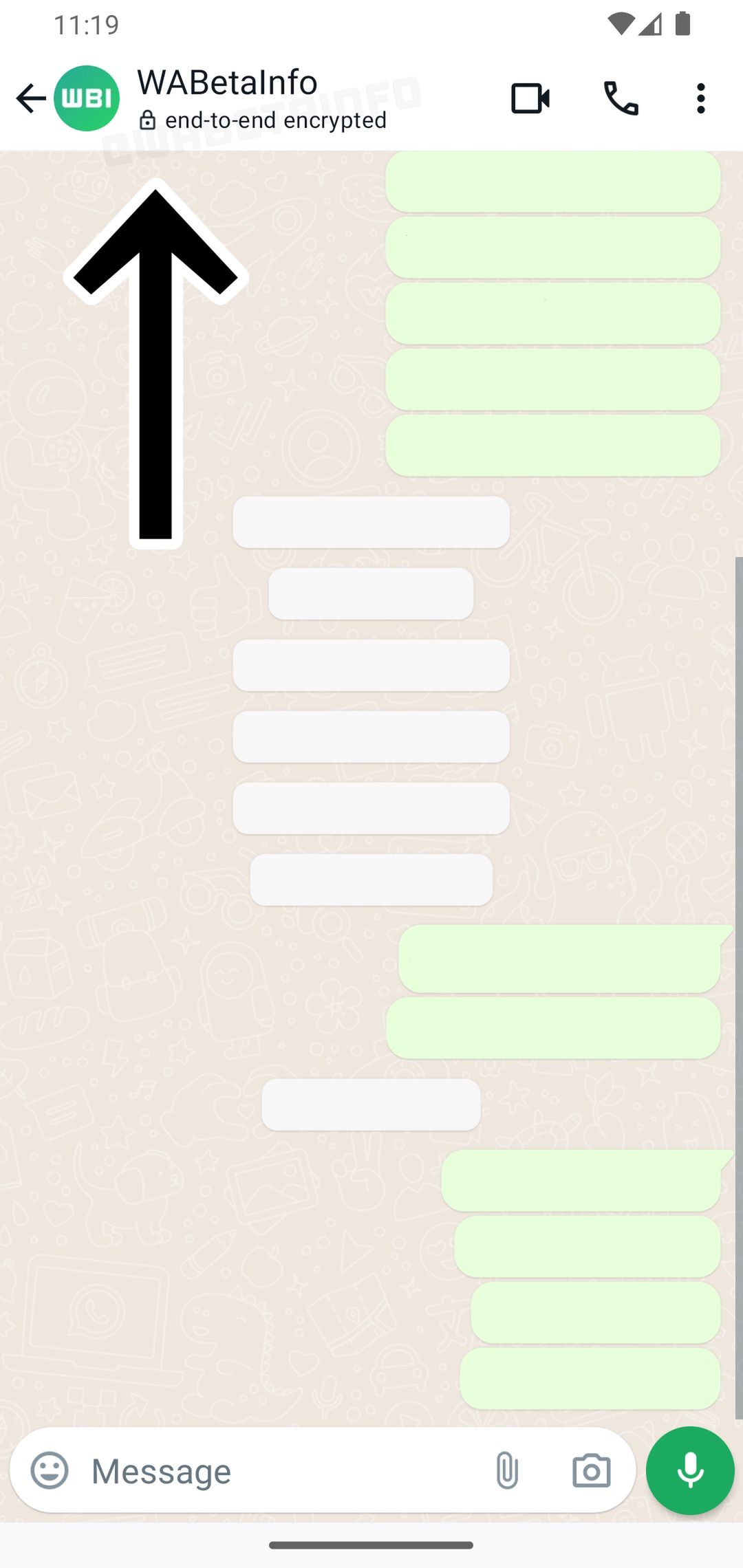 Ikona szyfrowania end-to-end w WhatsAppie