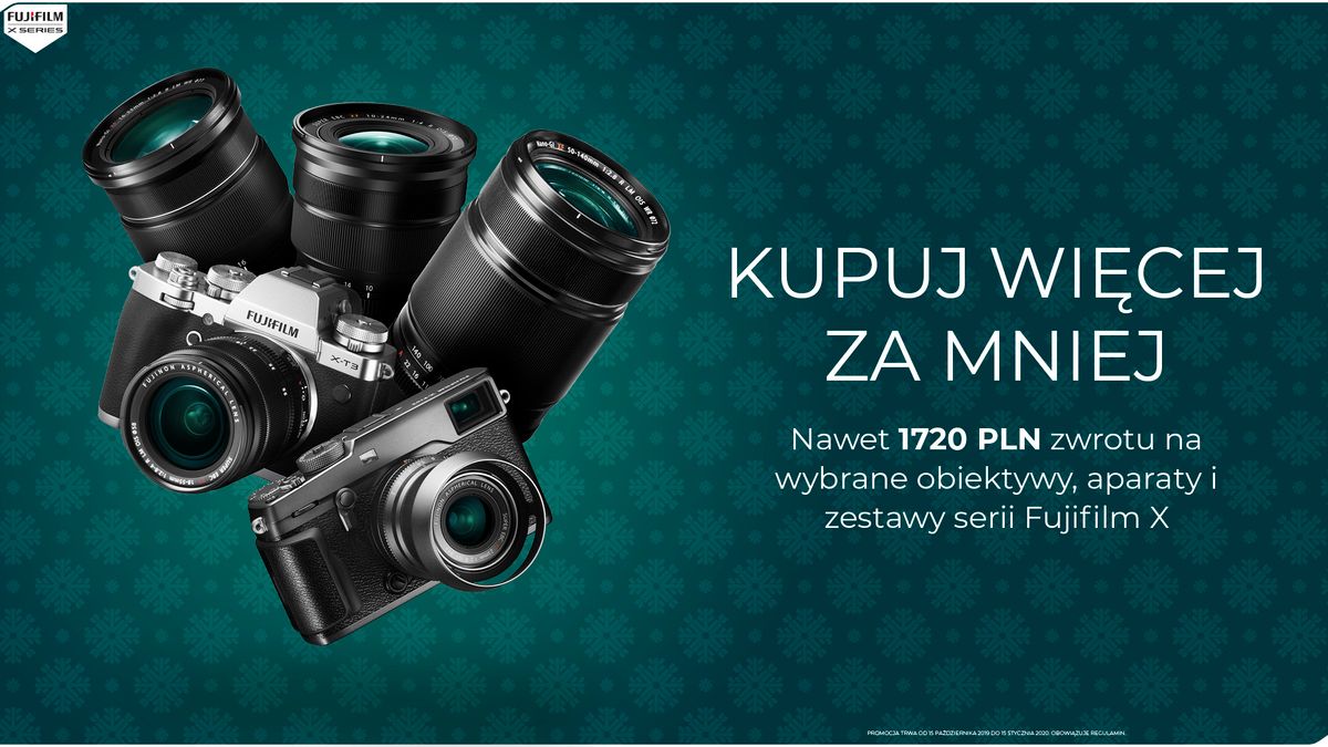 Rusza zimowy Cashback Fujifilm – zwrot to nawet 1720PLN 1