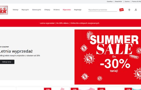 Sieć KIK otworzyła e-sklep w Polsce