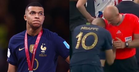 Szymon Marciniak pociesza Kyliana Mbappe po przegranym meczu. Internauci: "KLASA ŚWIATOWA" (WIDEO)