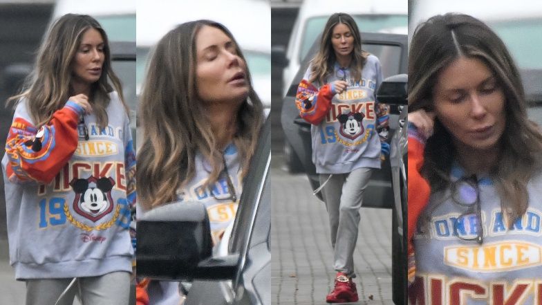 Małgorzata Rozenek lunatykuje w drodze do samochodu