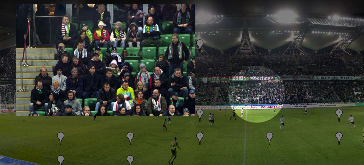 Gigapanorama ze stadionu Legii 4