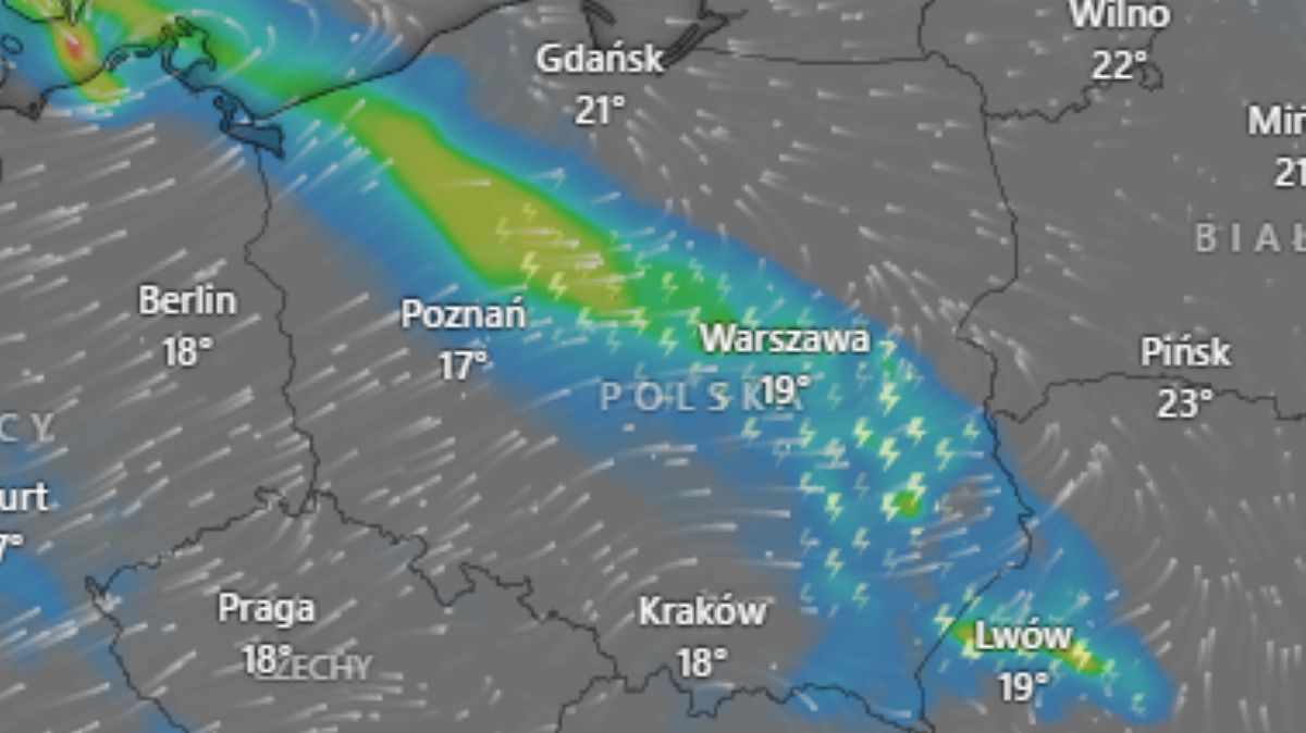 Prognoza pogody na 22 i 23 lipca
