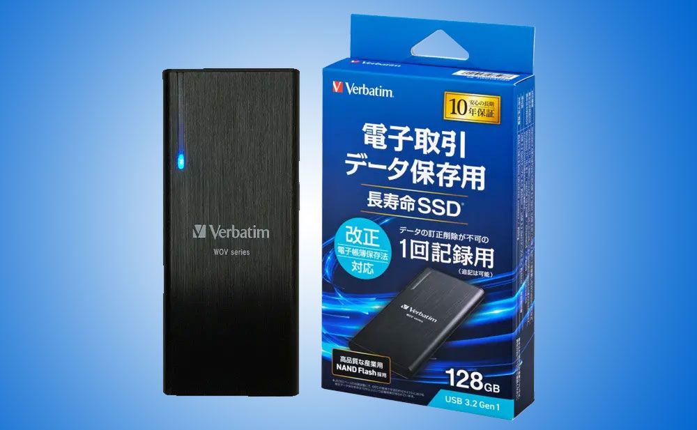 Verbatim wprowadza "jednorazowy" dysk SSD. Zapobiegnie nadpisaniu danych