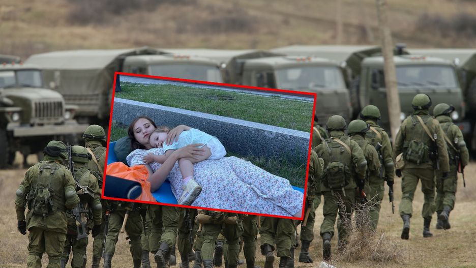 Żony zmobilizowanych Rosjan protestują przed ministerstwem obrony
