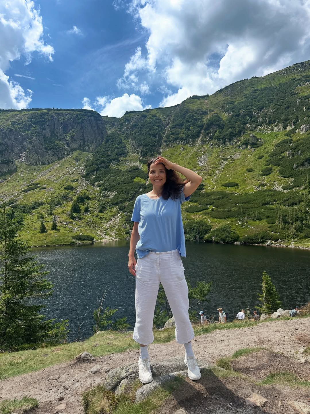 Joanna Jabłczyńska na wakacjach