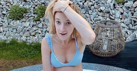 Lara Gessler w ciąży w jacuzzi. Dba w ten sposób o "higienę umysłu"